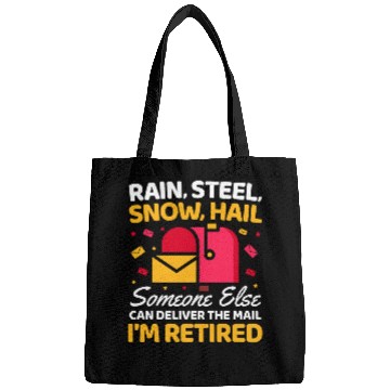 Discover Someone Else Can Deliver Funny Retired Postal Worker Novelty Bags