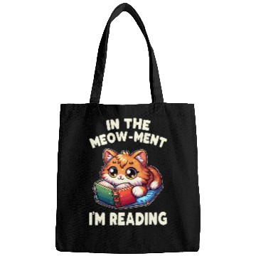 Discover Reading Book Cat For Library Reading Teacher Bags