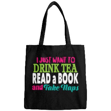 Discover Drink Tea Read A Book Bags