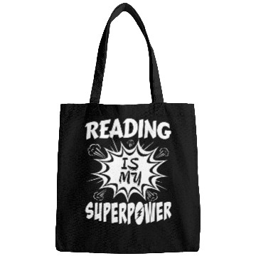 Discover Book Reader Superpower Bags