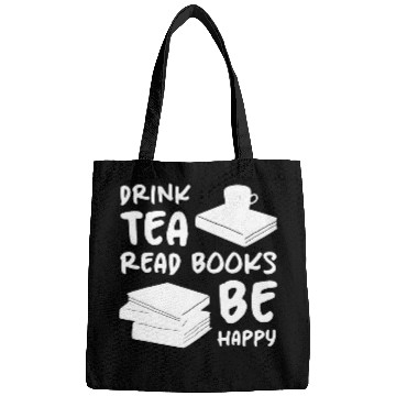Discover Drink Tea Read Books Be Happy Tea Lover 4 Bags