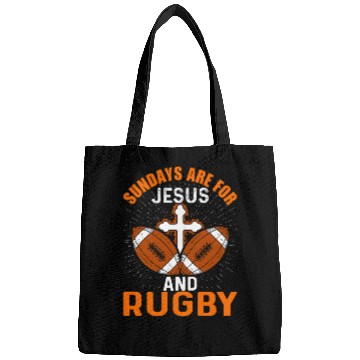 Discover Sundays Are For Jesus And Rugby Bags