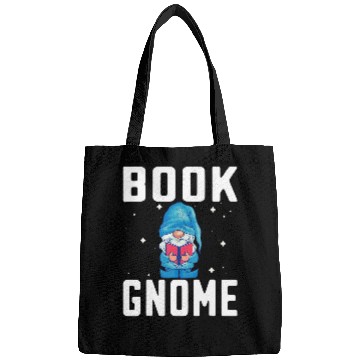 Discover Garden Gnomes Book Reader Reading Gnome Lover Bags