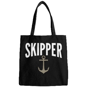 Discover Skipper Novelty Sailing Graphic Print for Unisex Bags
