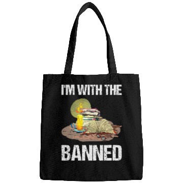 Discover Im With The Banned for a Book Lover Bags