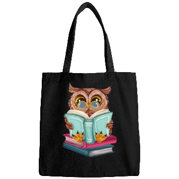 Discover Cute Owl Reading Book Bags