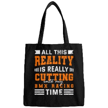 Discover Cutting into My BMX Racing Time Bicycle Motocross 2 Bags