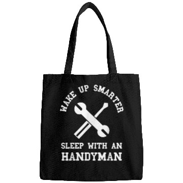 Discover Wake Up Smarter Handyman Wrench Tools Skilled Worker Bags