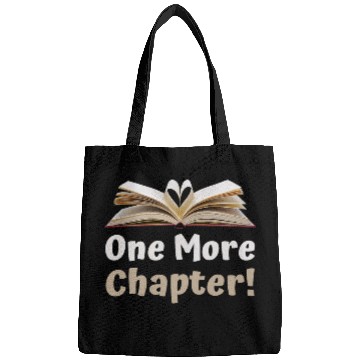Discover One More Chapter Book Lover Reader Reading Teacher Bags