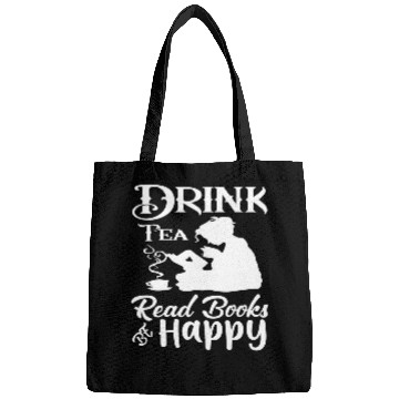 Discover Drink Tea And Reading Books Happy Bags