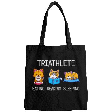 Discover Reading and Book Fans cat lovers Bags