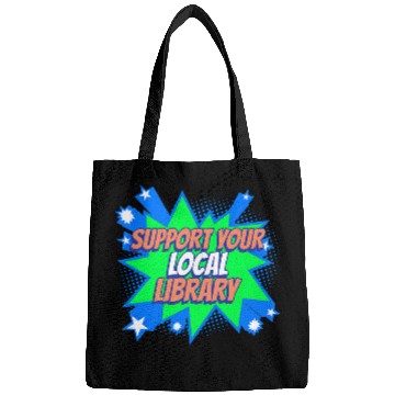 Discover Support Your Local Library Bags