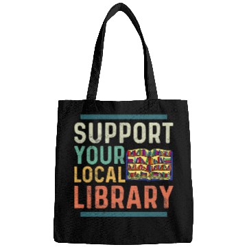 Discover Support Your Local Library 2 Bags