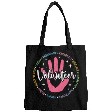 Discover Volunteer Appreciation Circle Volunteering Voluntary Worker Bags