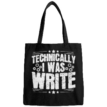 Discover Technically i was write Pun for a Technical Writer Bags