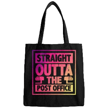 Discover Straight Outta The Post Office Postal Worker Mailman Novelty 3 Bags