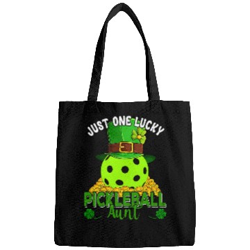 Discover One Lucky Pickleball Aunt Patricks Day Player Clovers Bags