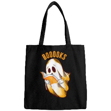 Discover Cute Teacher Halloween Booooks ghosts Reading Bags