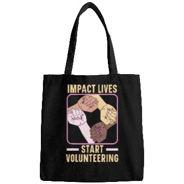 Discover Volunteering Work Helping Hand Volunteer Worker 1 Bags