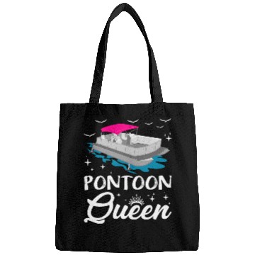 Discover pontoon queen pontooning boat lover Bags