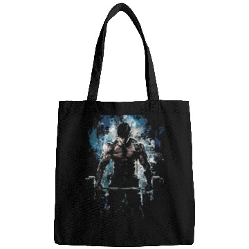 Discover Anime Men Character Deadsslift Intense Bodybuilding Bags