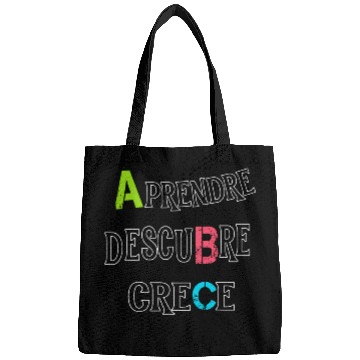 Discover Aprende Descubre Crece ABC Back to School Message 2 Bags