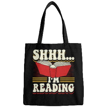 Discover Reading Book Lover ShhhIm Reading Bags
