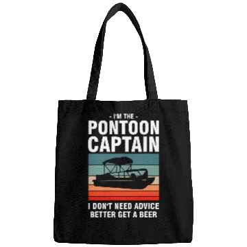 Discover Im the pontoon captain I dont need Pontoon Boat Bags