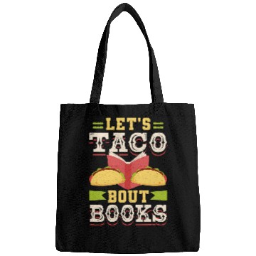 Discover Reading Book Lover Lets Taco Bout Books Bags