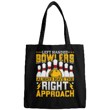 Discover Bowling Lover Bowler Funny LeftHanded Bowlers Bowling Bags