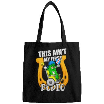 Discover Funny Pickleball Saying Aint My First Rodeo 1 Bags