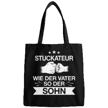 Discover Stuckateur Construction Worker Profession Father Son Saying Gift Idea Bags