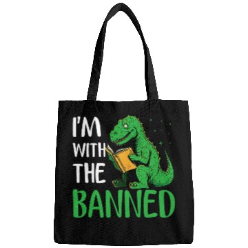 Discover Im with The Banned Read Banned Books Lover BookWorm 11 Bags