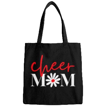 Discover Cheer Mom Red Cheerleading Floral Bags