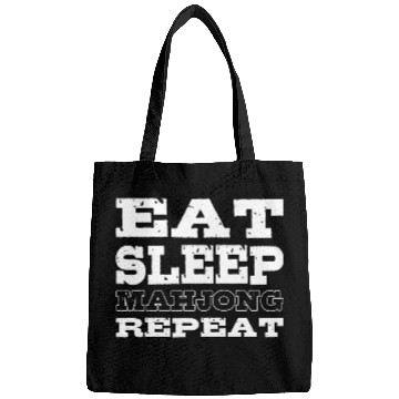 Discover Eat Sleep Mahjong Bettor Bags