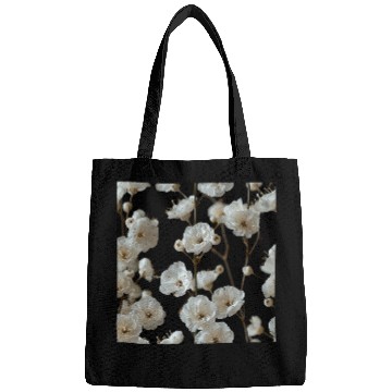 Discover Babys Breath Flower Pattern Graphic 2 Bags