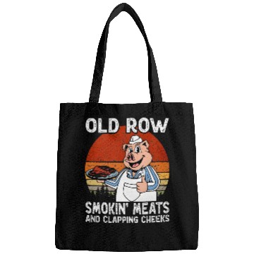 Discover old row smokin meats and clapping cheeks Bags