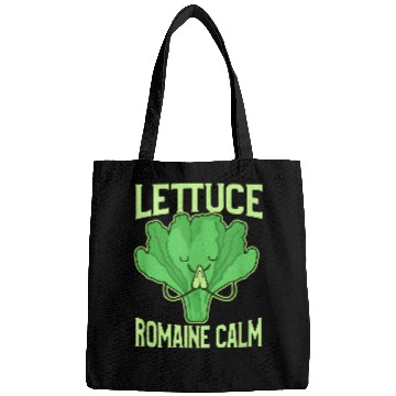 Discover Funny Lettuce Romaine Calm Meditation Yoga Zen Bags