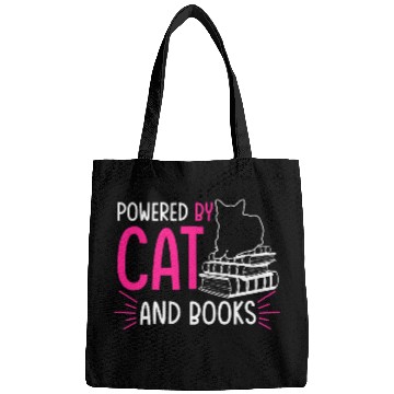 Discover Powered by Cat and Books Gift Bags