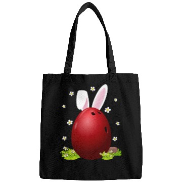 Discover cute bowling easter egg bunny easter day men women Bags