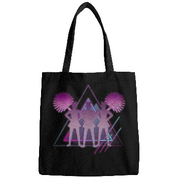 Discover 80s Art Vaporwave Aesthetics Cheerleading Cheerleader 1 Bags