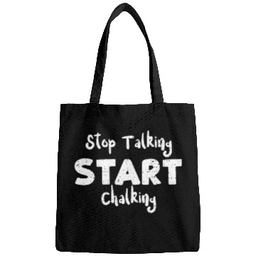 Discover Pool Player Stop Talking Start Chalking Billiard 1 Bags