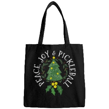 Discover Peace And Joy Christmas Tree Pickleball Bags