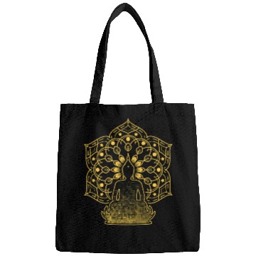 Discover Buddha buddhism mandala zen yoga gift Bags