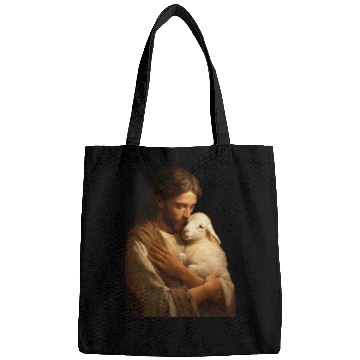 Discover Jesus and Lamb Christian Bags