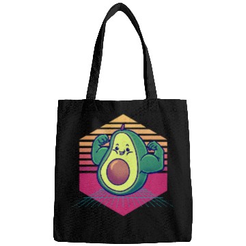 Discover Avocado Weightlifting vintagess Bags