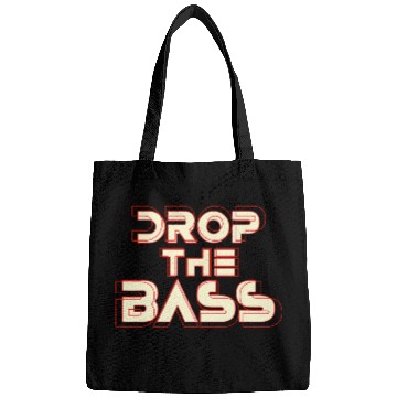 Discover Drop Bass Not Bombs Bold Statement Imagery Bags