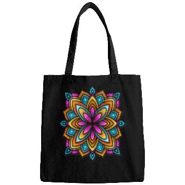 Discover beautiful mandala fullcolor Bags