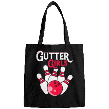 Discover Gutter Girls Bowling Tee For Women Toddler Kids Novelty Bags