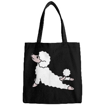 Discover Poodle Yoga Funny Dog Bags